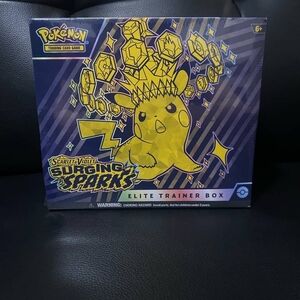 Pokemon Scarlet & Violet Surging Sparks Box - Black and Yellow